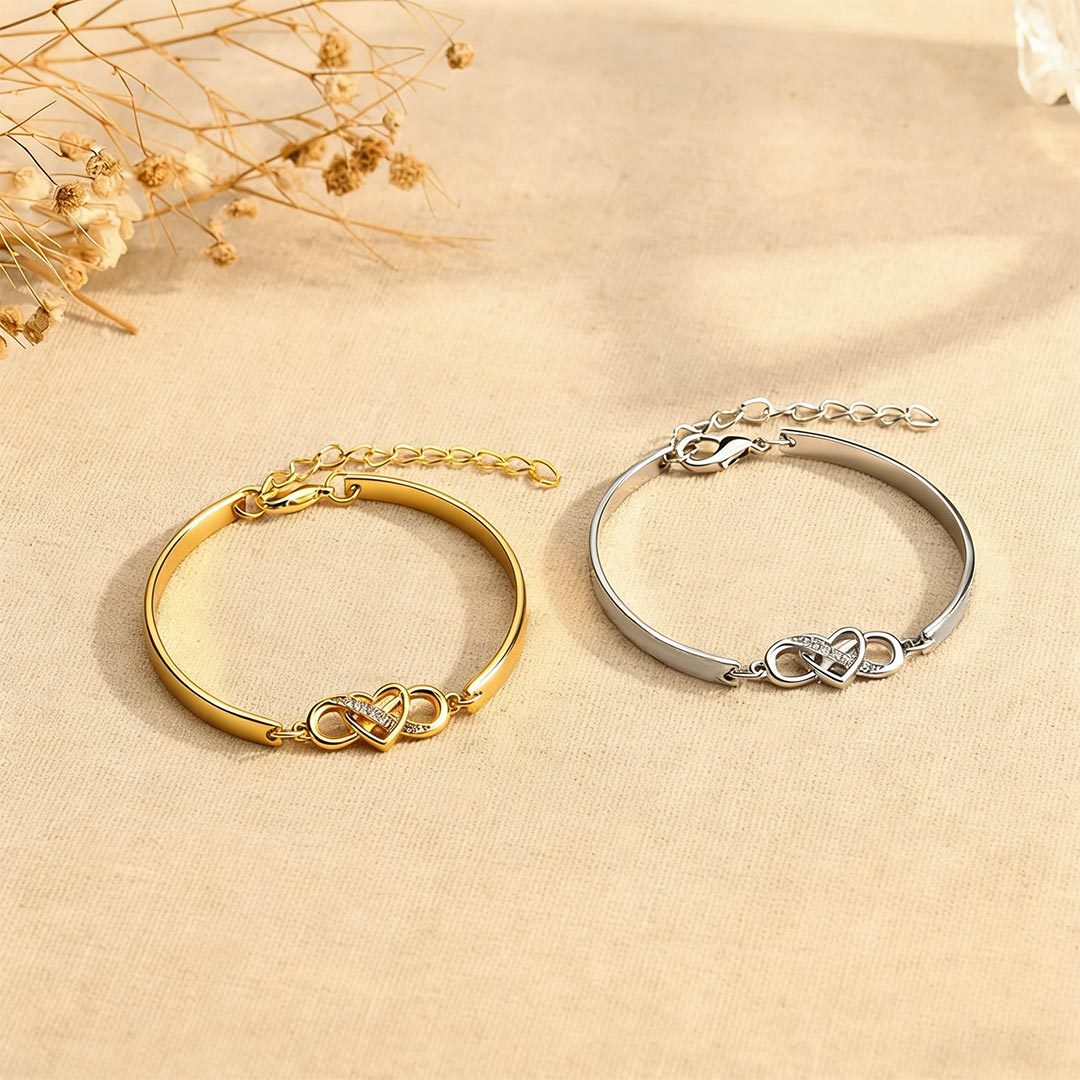 A mi alma gemela – Pulsera corazón infinito