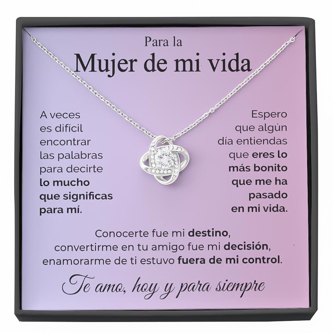 Para Mi Amor – Collar Nudo Del Amor