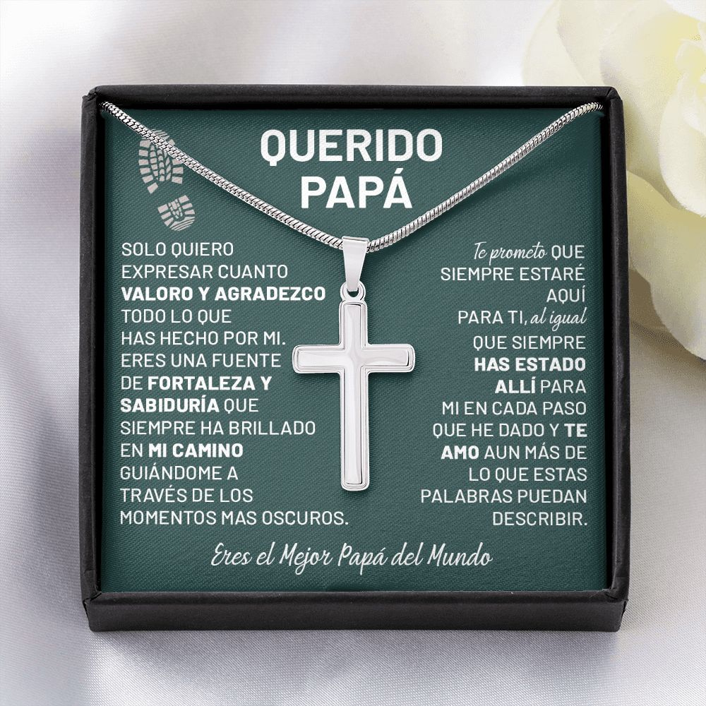 Querido Papá - Collar de Cruz