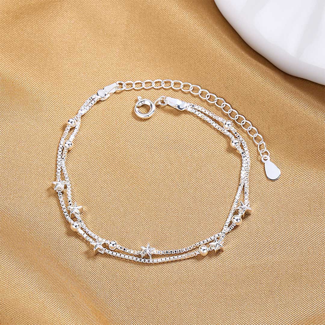 A Mi Amiga - Pulsera De Estrellas De Doble Capa