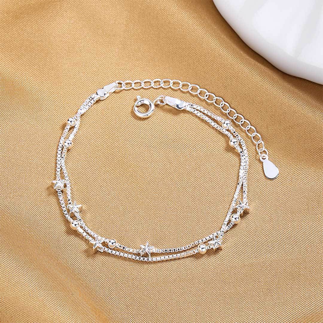 A Mi Amiga - Pulsera De Estrellas De Doble Capa