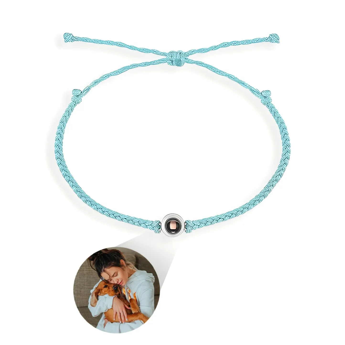 Pulsera Trenzada con Foto Personalizada