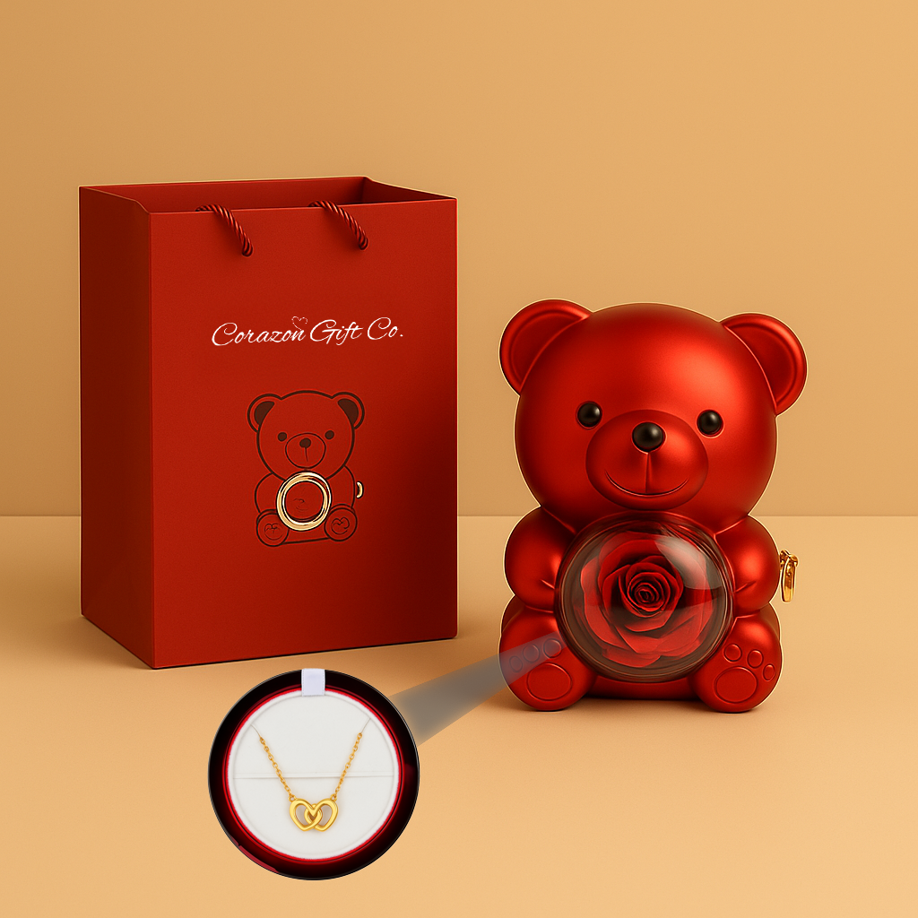 Collar De Corazones Dobles