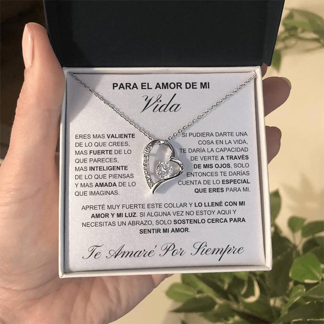 Para Mi Vida - Collar De Corazón Amor Eterno