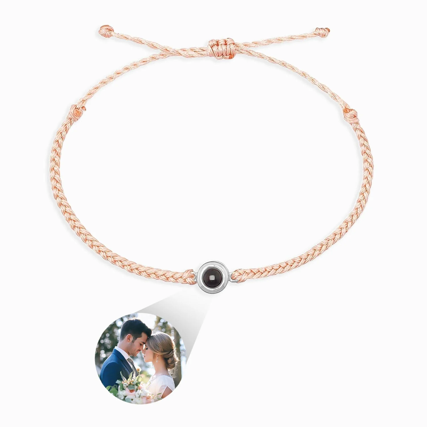 Pulsera Trenzada con Foto Personalizada