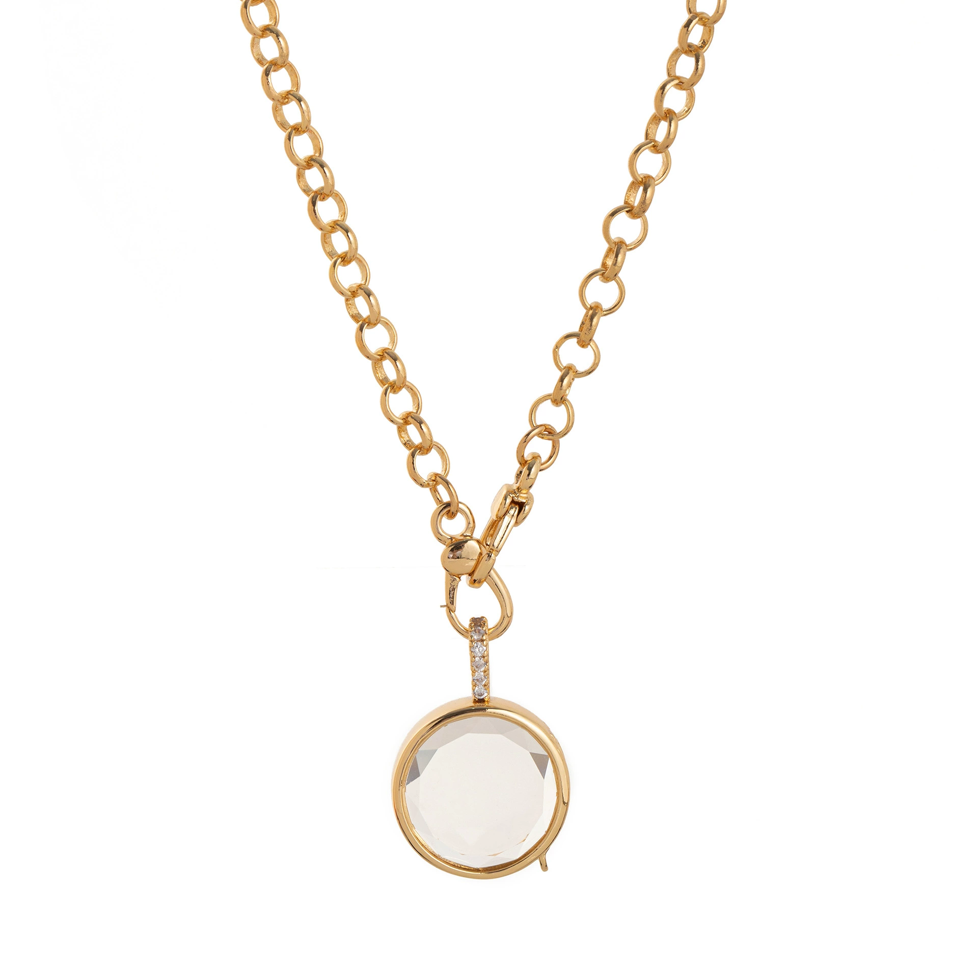 Collar Relicario Con Dijes