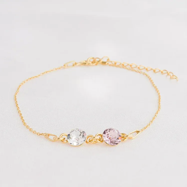 Por Amor - Pulsera de Piedras Natales para Pareja