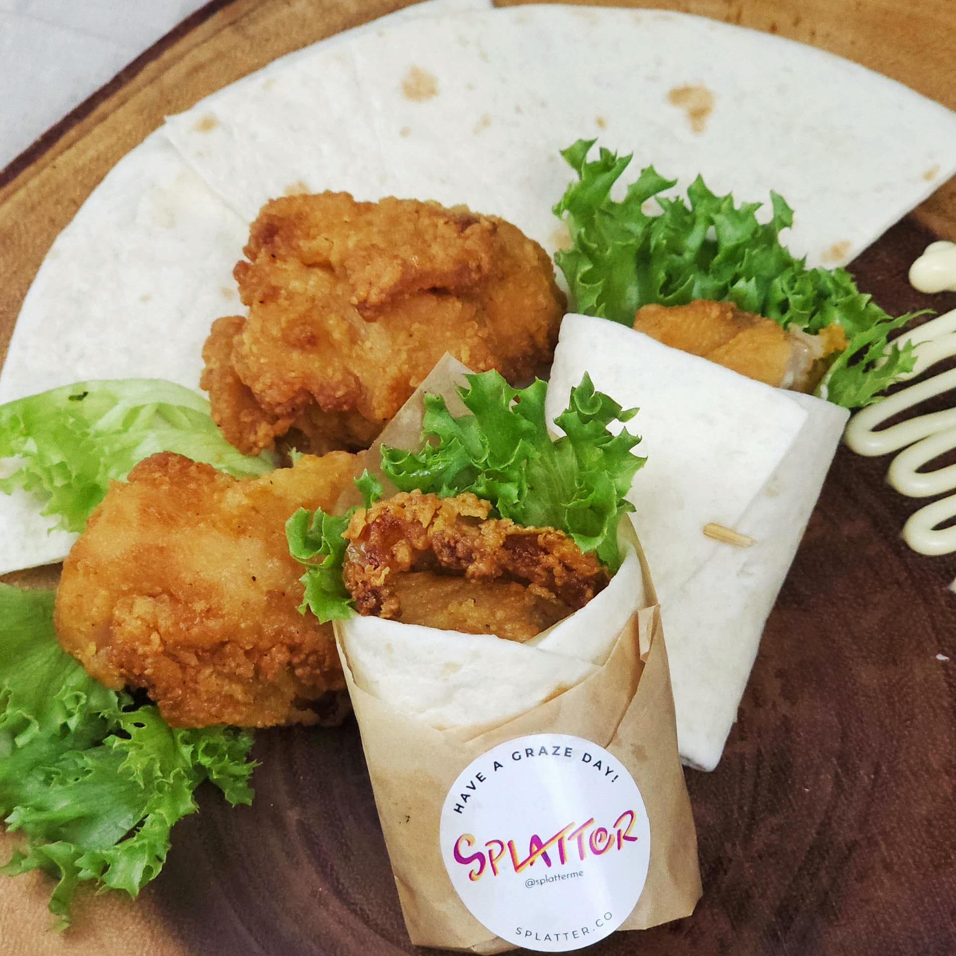 Karaage Chicken Mini Wraps 🌯