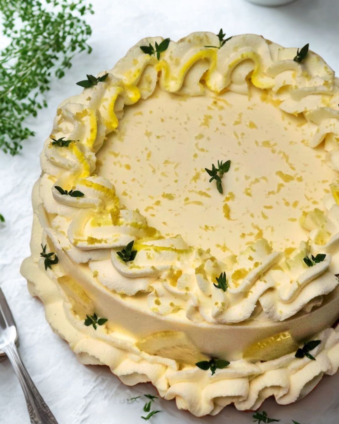 Lemon Sunshine Basque Cheesecake