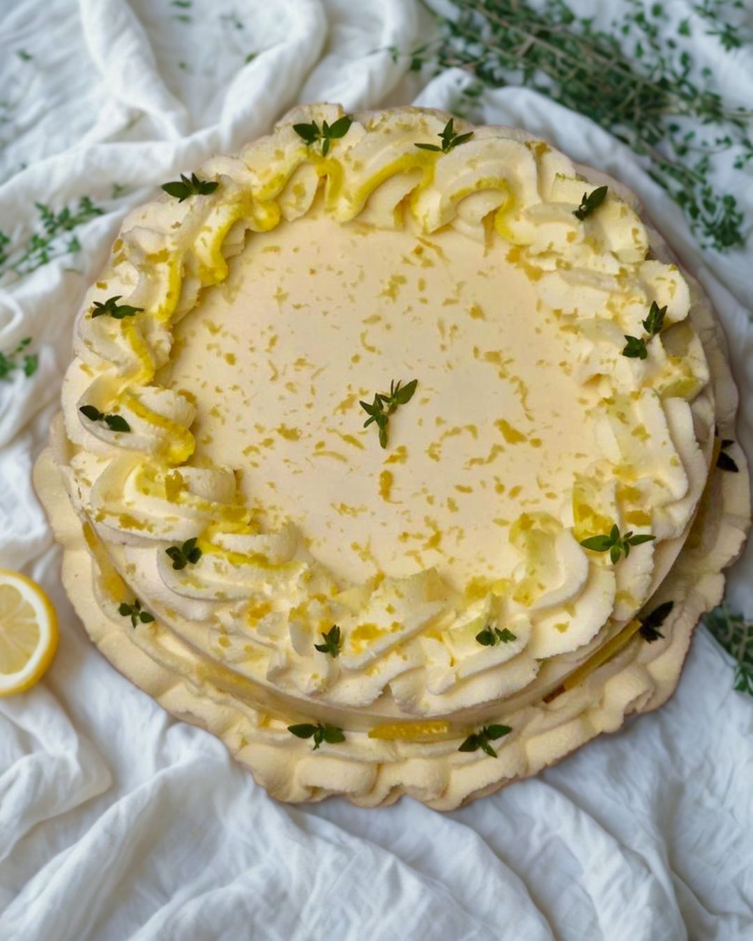 Lemon Sunshine Basque Cheesecake