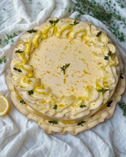 Lemon Sunshine Basque Cheesecake