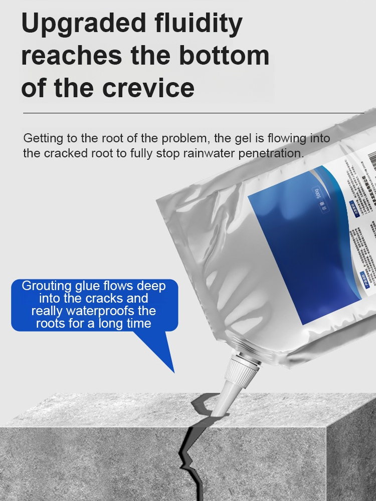 【10 seconds to dry】Roof floor crack repair grouting adhesive