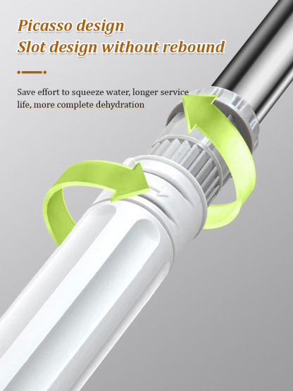 Multifunctional self-wringing mop