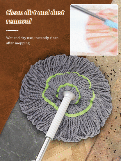 Multifunctional self-wringing mop
