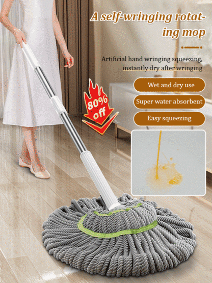 Multifunctional self-wringing mop