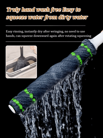 Multifunctional self-wringing mop