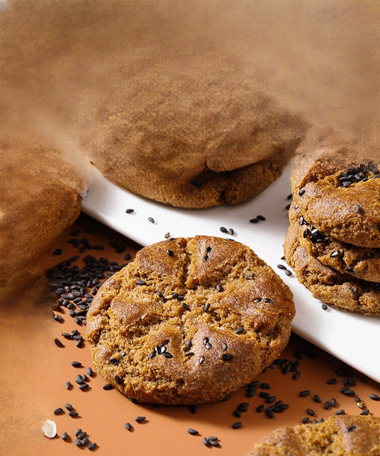 【以黑養黑】木糖醇五黑桃酥