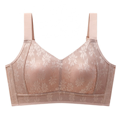 大胸顯小兔耳杯收副乳防下垂無痕透氣胸罩