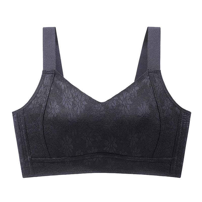 大胸顯小兔耳杯收副乳防下垂無痕透氣胸罩