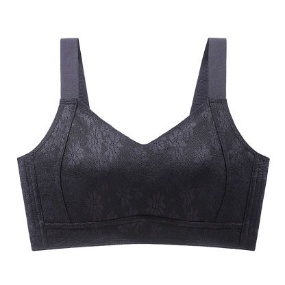 大胸顯小兔耳杯收副乳防下垂無痕透氣胸罩