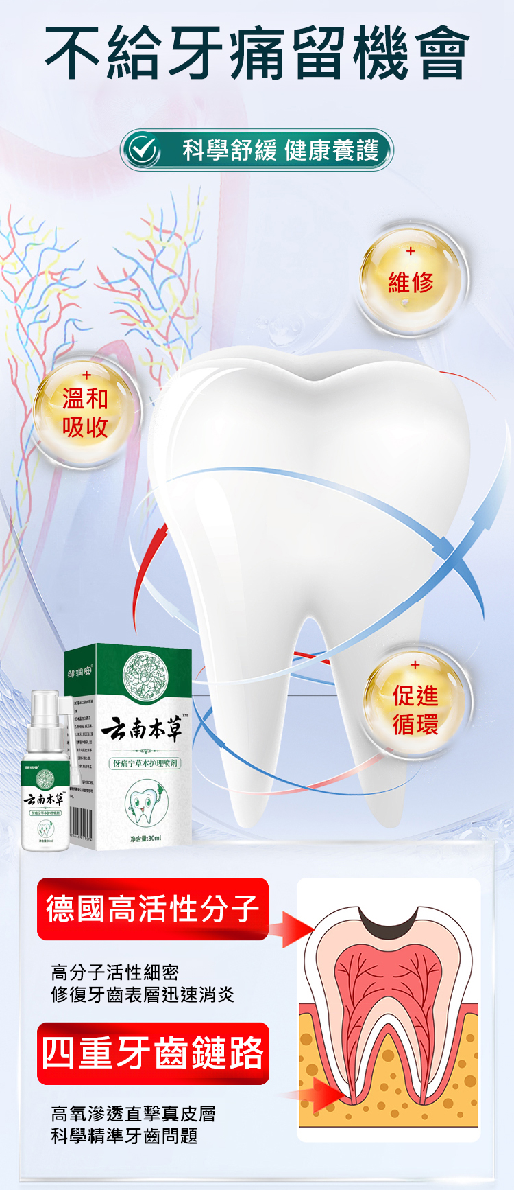 雲南本草牙痛寧噴劑