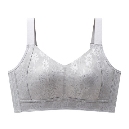 大胸顯小兔耳杯收副乳防下垂無痕透氣胸罩