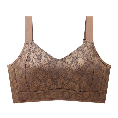 大胸顯小兔耳杯收副乳防下垂無痕透氣胸罩