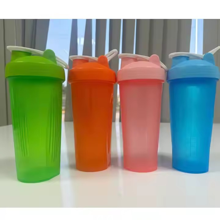 Wholesale 400ml 600ml Sport Water Bottle Fitness Protein ShakerTravel Outdoor Plastic PP Bottles for Fitness and Travel