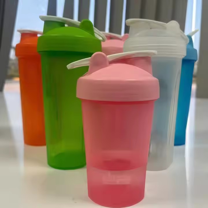 Wholesale 400ml 600ml Sport Water Bottle Fitness Protein ShakerTravel Outdoor Plastic PP Bottles for Fitness and Travel