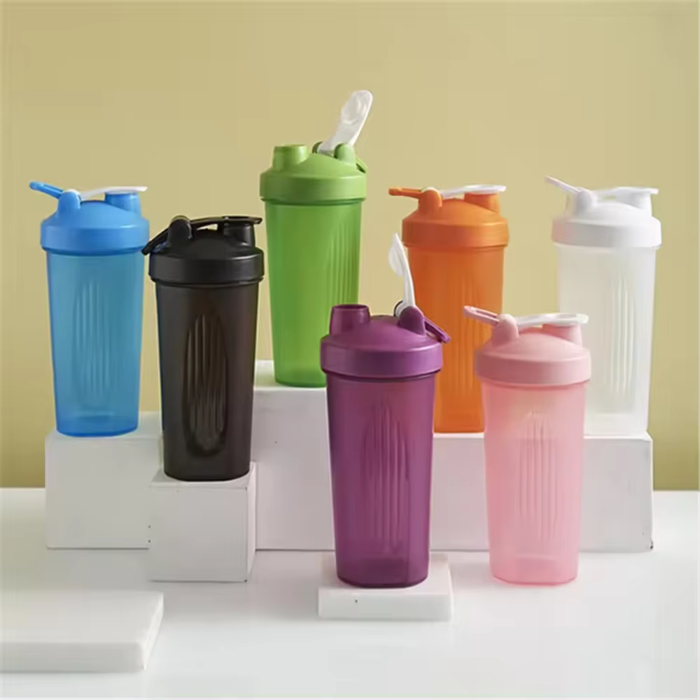 Wholesale 400ml 600ml Sport Water Bottle Fitness Protein ShakerTravel Outdoor Plastic PP Bottles for Fitness and Travel