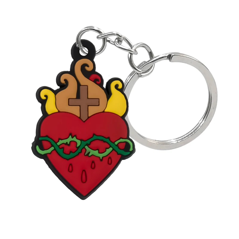 PVC Rubber Weeds Key Chain  Accessories