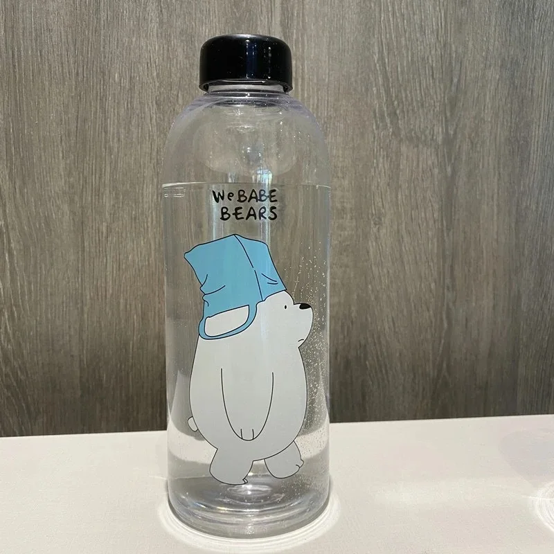  PC Straw Big Water Cup Cartoon 1000ml