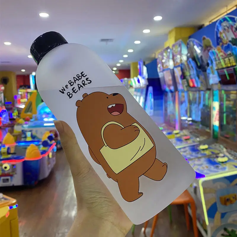  PC Straw Big Water Cup Cartoon 1000ml