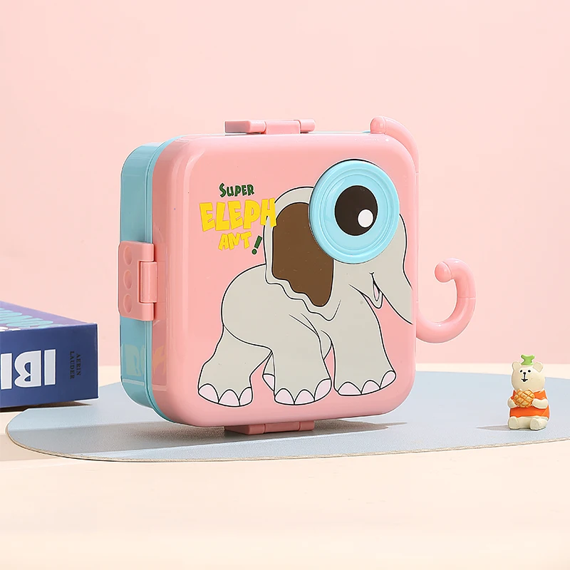  PP Plastic Bento Lunch Box（ Elephant）