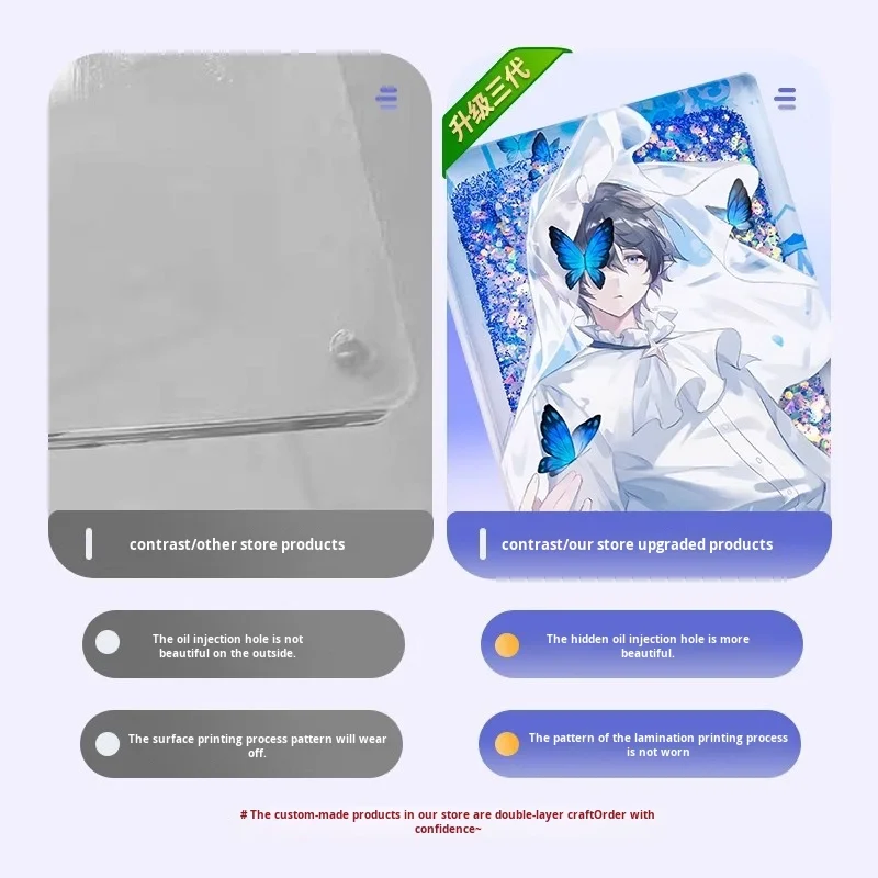 AcrylicCartoon Anime Flowing Sand