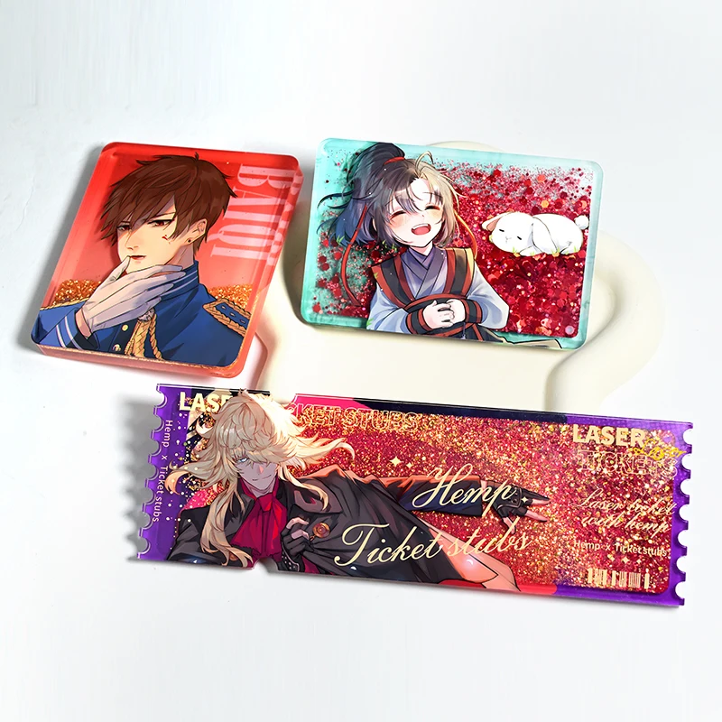 Acrylic Quicksand Stand Thick Clear Glitter Liquid 