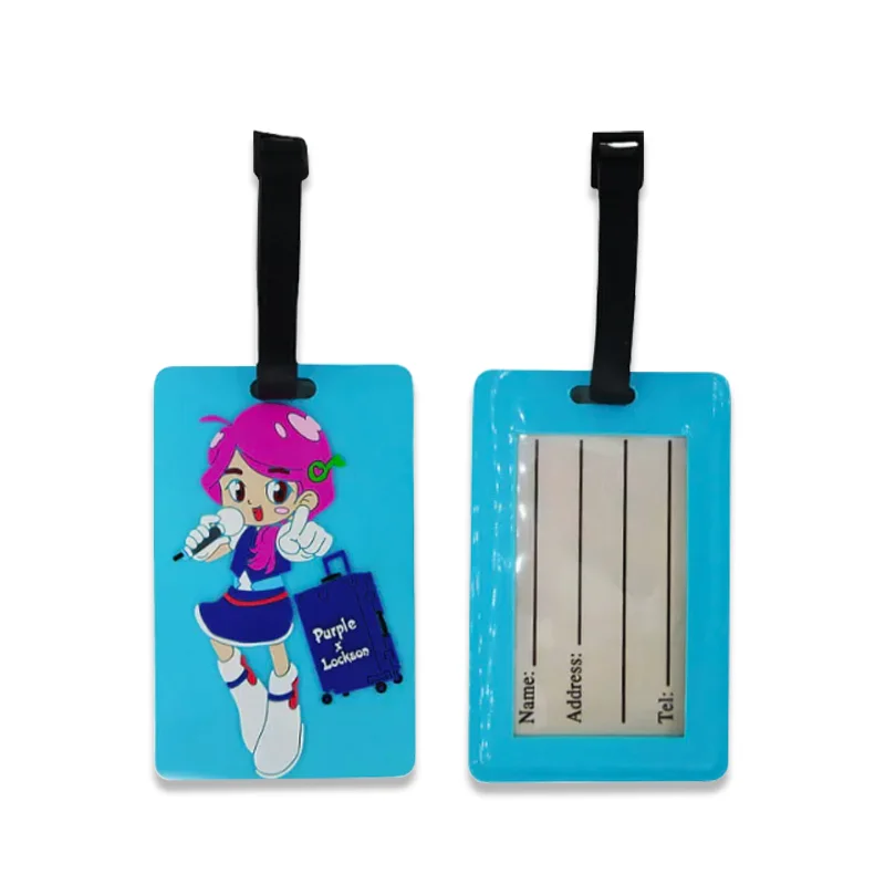  Cartoon Luggage Tag Printed Wedding Logo
