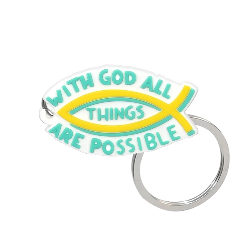 PVC Rubber Weeds Key Chain  Accessories