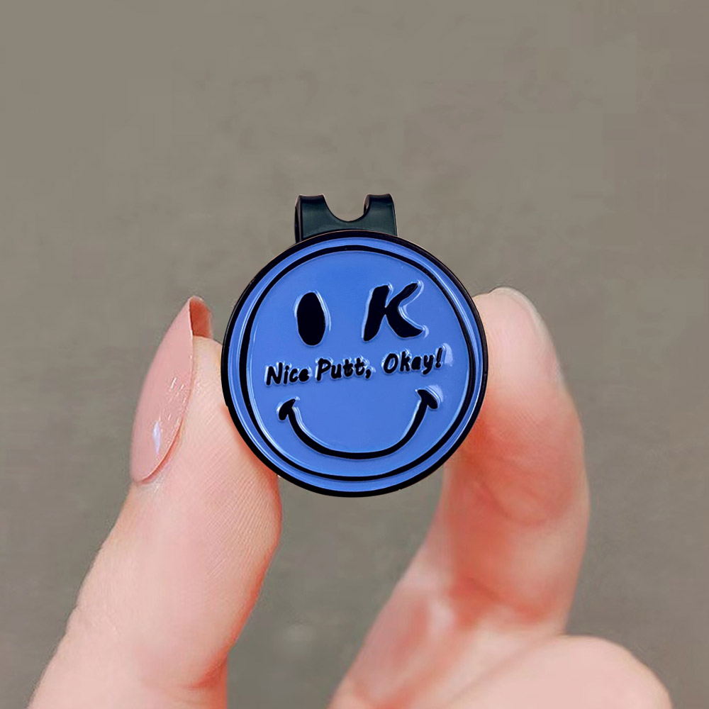  Metal Line Clip Stamp Hat Set Pin Badge  Golf Ball Marker