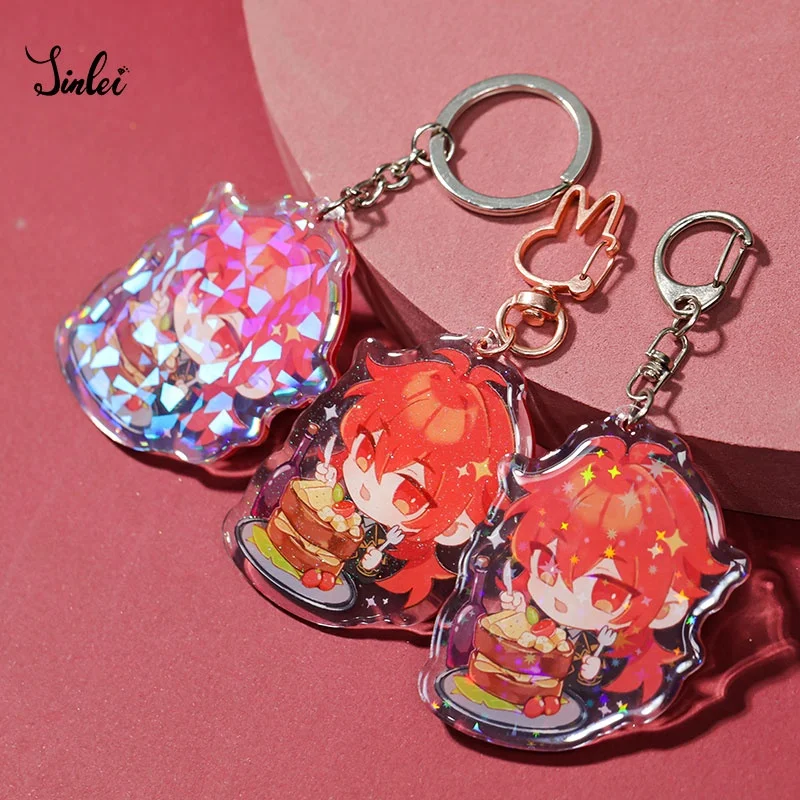 Holographic Acrylic Charm Acrylic Customized Printing