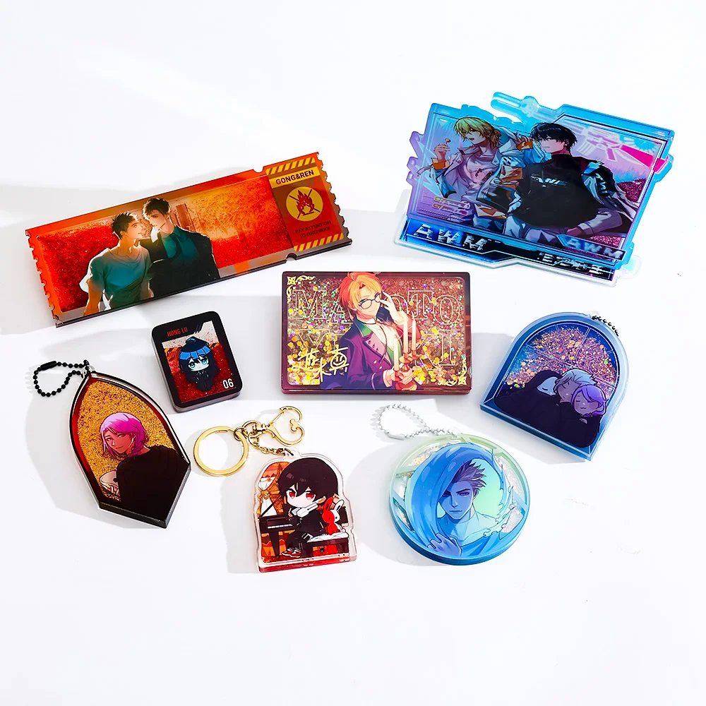 Anime Flowing Liquid Standee Oil Liquid Quicksand 