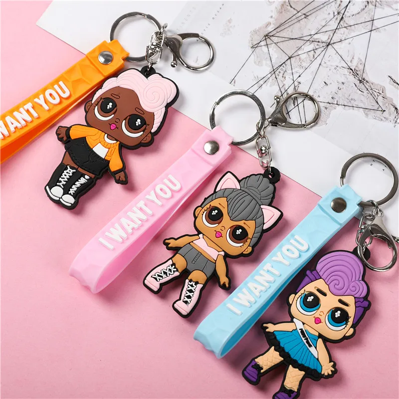 PVC Key Chains Custom Sneaker Anime  Cartoon Keyring