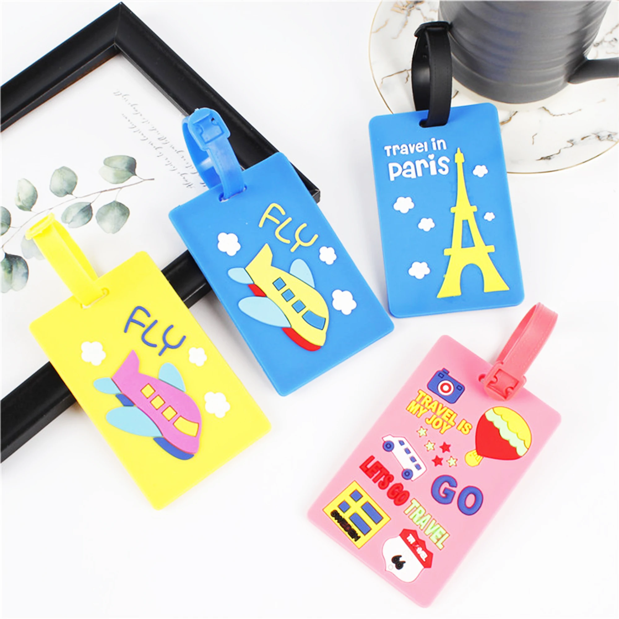 PVC Label Rubber Tag Gift Holder Luggage Tag
