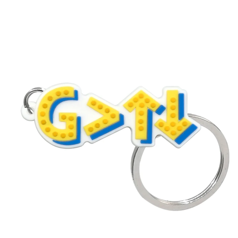 PVC Rubber Weeds Key Chain  Accessories