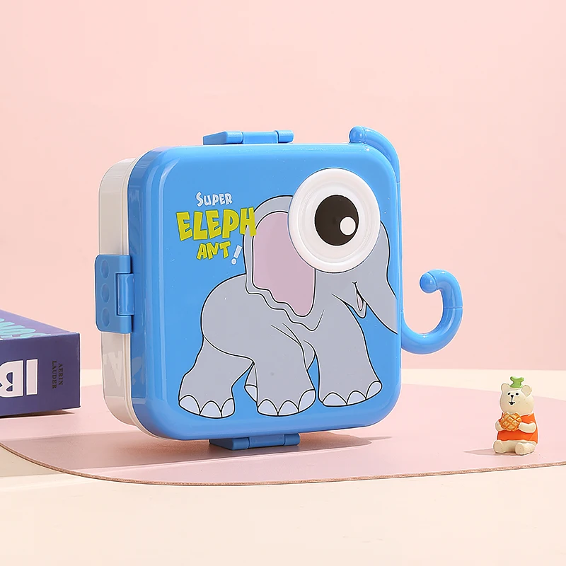  PP Plastic Bento Lunch Box（ Elephant）