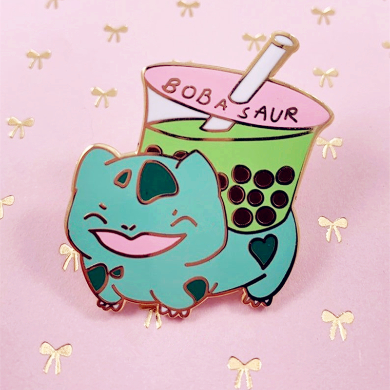 Metal Enamel Pin Soft  Cartoon 