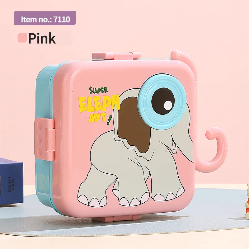  PP Plastic Bento Lunch Box（ Elephant）