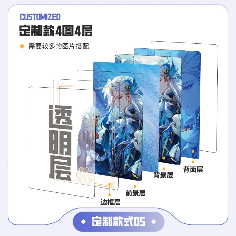 AcrylicCartoon Anime Flowing Sand