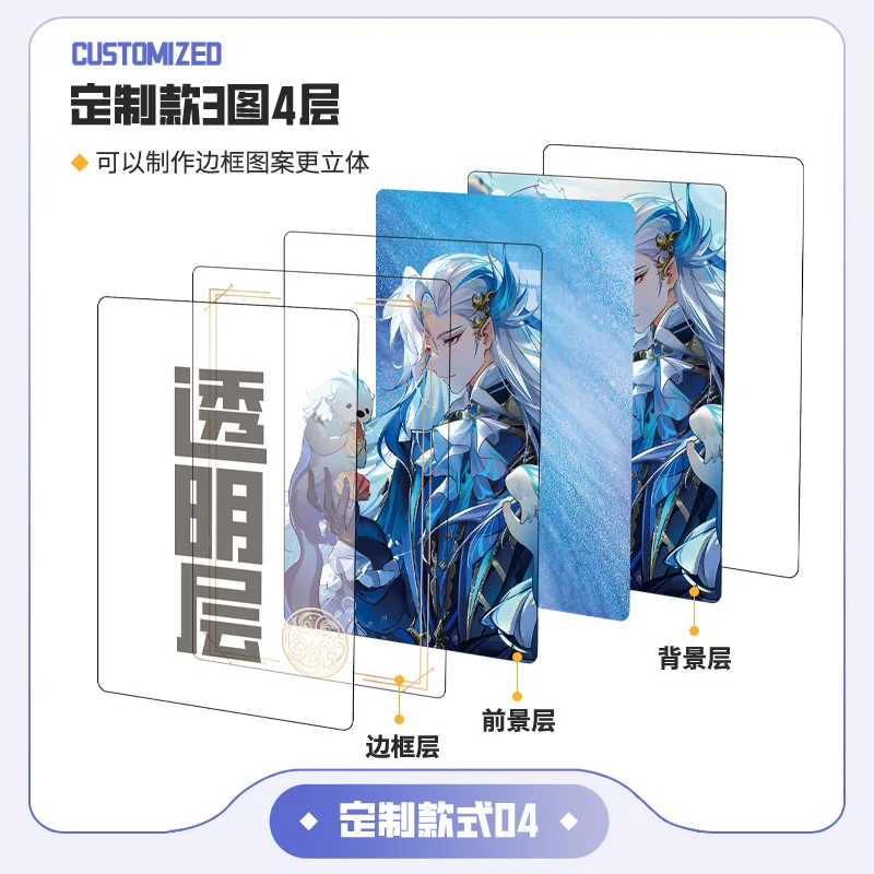 AcrylicCartoon Anime Flowing Sand