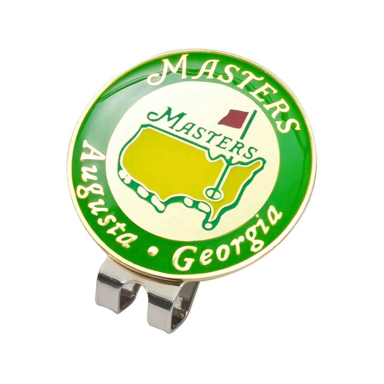 Metal Soft Enamel Badge Golf Tag Pin